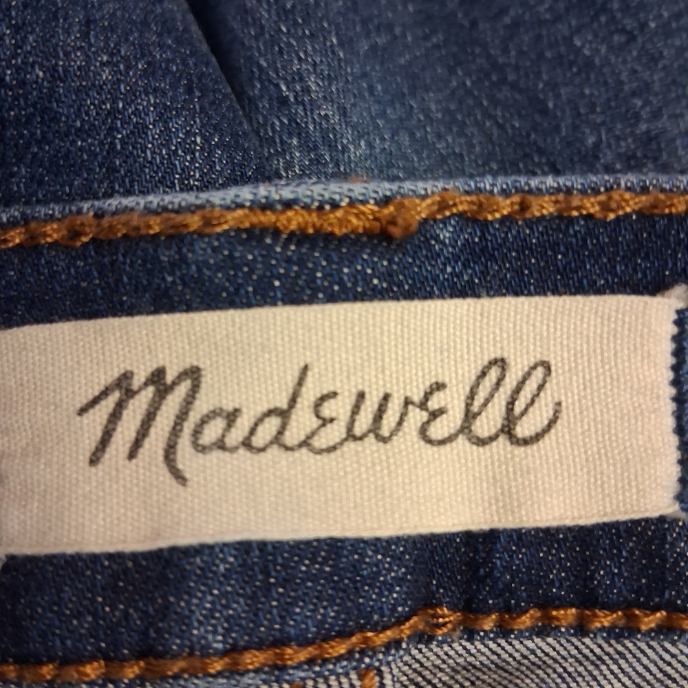 Madewell High Rise Distressed Blue Jeans Size 25 - Picture 3 of 17